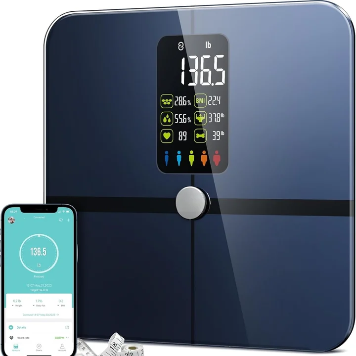 FitVibe FIT-350 - смарт кантар с цветен дисплей